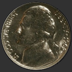 аверс 5¢ (никель) 1962 "США - 5 Cents / 1962 - D"