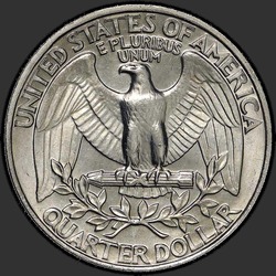 реверс 25¢ (quarter) 1980 "USA  - クォーター/ 1980  -  P"