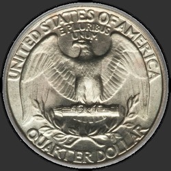 реверс 25¢ (quarter) 1932 "USA - Quartal / 1932 - P"