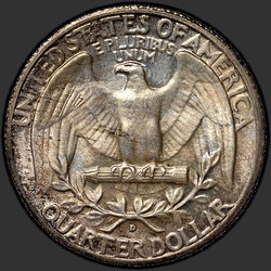 реверс 25¢ (quarter) 1935 "미국 - 분기 / 1935 - D"