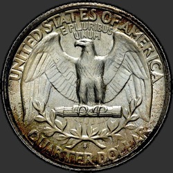 реверс 25¢ (quarter) 1941 "EUA - Trimestre / 1941 - S"