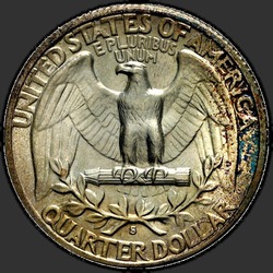 реверс 25¢ (квотер) 1942 "USA - Quarter / 1942 - S"