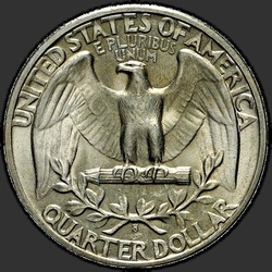 реверс 25¢ (quarter) 1943 "USA  - クォーター/ 1943  -  S"