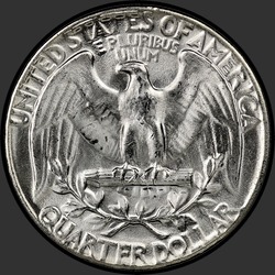 реверс 25¢ (quarter) 1951 "EUA - Trimestre / 1951 - P"