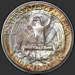 реверс 25¢ (quarter) 1952 "संयुक्त राज्य अमरीका - क्वार्टर / 1952 - पी"