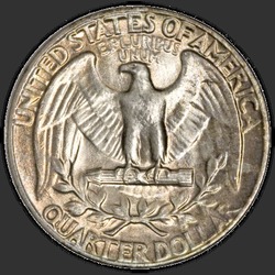 реверс 25¢ (квотер) 1953 "США - квартал / 1953 - P"