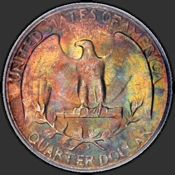 реверс 25¢ (quarter) 1953 "ABD - Çeyrek / 1953 - S"