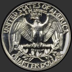 реверс 25¢ (quarter) 1959 "الولايات المتحدة الأمريكية - الربع / 1959 - إثبات"