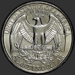 реверс 25¢ (quarter) 1993 "ABD - Çeyrek / 1993 - D"