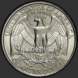 реверс 25¢ (квотер) 1995 "США - квартал / 1995 - D"