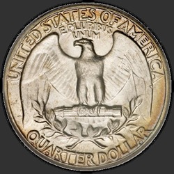 реверс 25¢ (quarter) 1962 "EUA - Trimestre / 1962 - P"