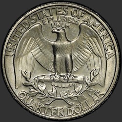 реверс 25¢ (квотер) 1968 "USA - Quarter / 1968 - P"