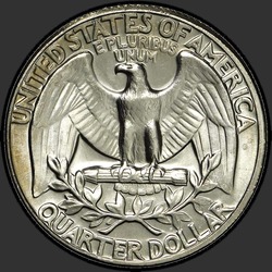 реверс 25¢ (quarter) 1970 "USA  - クォーター/ 1970  -  D"