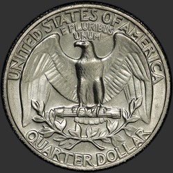 реверс 25¢ (quarter) 1971 "الولايات المتحدة الأمريكية - الربع / 1971 - P"