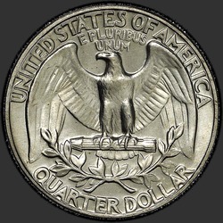 реверс 25¢ (quarter) 1971 "संयुक्त राज्य अमरीका - क्वार्टर / 1971 - डी"
