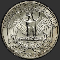 реверс 25¢ (quarter) 1977 "संयुक्त राज्य अमरीका - क्वार्टर / 1977 - पी"