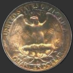 реверс 25¢ (quarter) 1942 "EUA - Trimestre / 1942 - D"