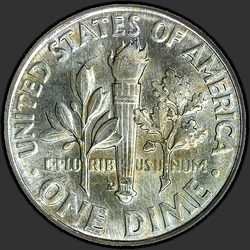 реверс 10¢ (dime) 1961 "EUA - Dime / 1961 - D"