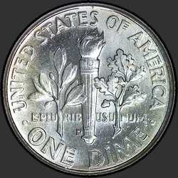реверс 10¢ (dime) 1962 "EUA - Dime / 1962 - D"