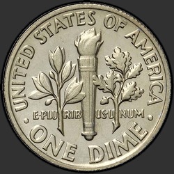 реверс 10¢ (дайм) 1969 "USA - Dime / 1969 - P"