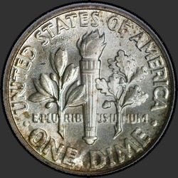 реверс 10¢ (dime) 1948 "EUA - Dime / 1948 - P"