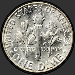 реверс 10¢ (dime) 1949 "USA - Dime / 1949 - P"