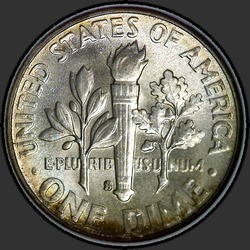 реверс 10¢ (dime) 1950 "미국 - 다임 / 1950 - S"