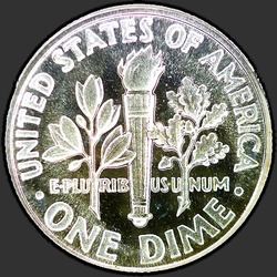 реверс 10¢ (дайм) 1964 "США - Dime / 1964 - Доказ"