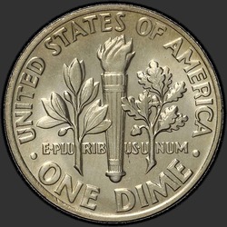 реверс 10¢ (dime) 1977 "ABD - Dime / 1977 - P"