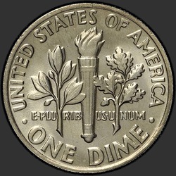 реверс 10¢ (дайм) 1978 "USA - Dime / 1978 - P"