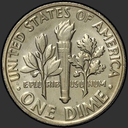 реверс 10¢ (dime) 1979 "EUA - Dime / 1979 - P"