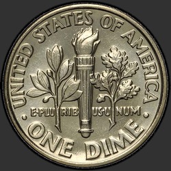 реверс 10¢ (dime) 1988 "미국 - 다임 / 1988 - P"
