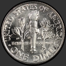 реверс 10¢ (dime) 1988 "EUA - Dime / 1988 - D"