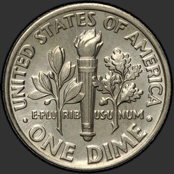 реверс 10¢ (dime) 1989 "미국 - 다임 / 1989 - P"