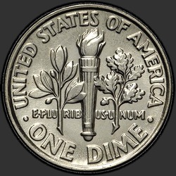 реверс 10¢ (дайм) 1993 "USA - Dime / 1993 - P"