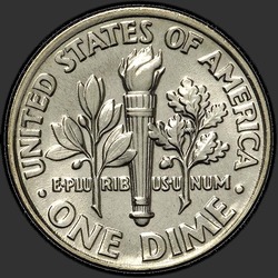 реверс 10¢ (dime) 1997 "EUA - Dime / 1997 - P"