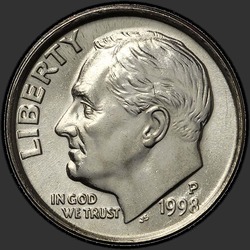 аверс 10¢ (dime) 1998 "الولايات المتحدة الأمريكية - الدايم / 1998 - P"