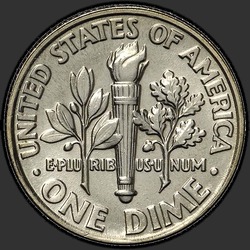 реверс 10¢ (dime) 1998 "EUA - Dime / 1998 - P"