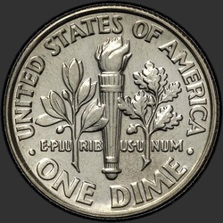реверс 10¢ (dime) 1998 "EUA - Dime / 1998 - D"