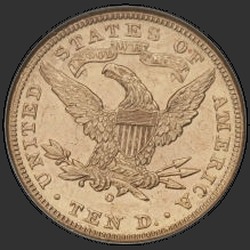 реверс 10¢ (дайм) 2002 "США - Dime / 2002 - P"