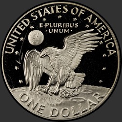 реверс 1$ (buck) 1978 "USA - 1 Dolar / 1978 - S Dowód"