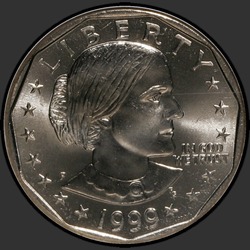 аверс 1$ (buck) 1999 "USA - 1 Dollaro / 1999 - { "_": "P"}"