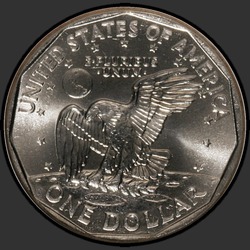 реверс 1$ (buck) 1999 "USA - 1 dollari / 1999 - { "_": "P"}"