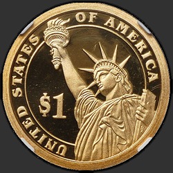 реверс 1$ (buck) 2009 "미국 - 1 달러 / 2009 - { "_": "S"}"