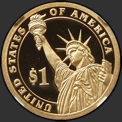 реверс 1$ (бак) 2009 "USA - 1 Dollar / 2009 - {"_":"S"}"