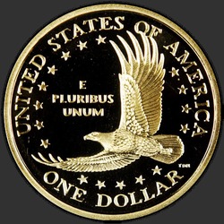 реверс 1$ (buck) 2000 "الولايات المتحدة الأمريكية - 1 الدولار / 2000 - { "_": "S"}"