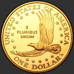 реверс 1$ (бак) 2003 "США - 1 долар / 2003 - { "_": "S"}"