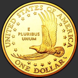 реверс 1$ (buck) 2005 "USA - 1 Dollaro / 2005 - { "_": "S"}"
