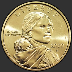 аверс 1$ (buck) 2000 "संयुक्त राज्य अमरीका - 1 डॉलर / 2000 - { "_": "पी Cheerios"}"
