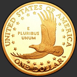 реверс 1$ (buck) 2007 "USA - 1 Dolar / 2007 - { "_": "S"}"